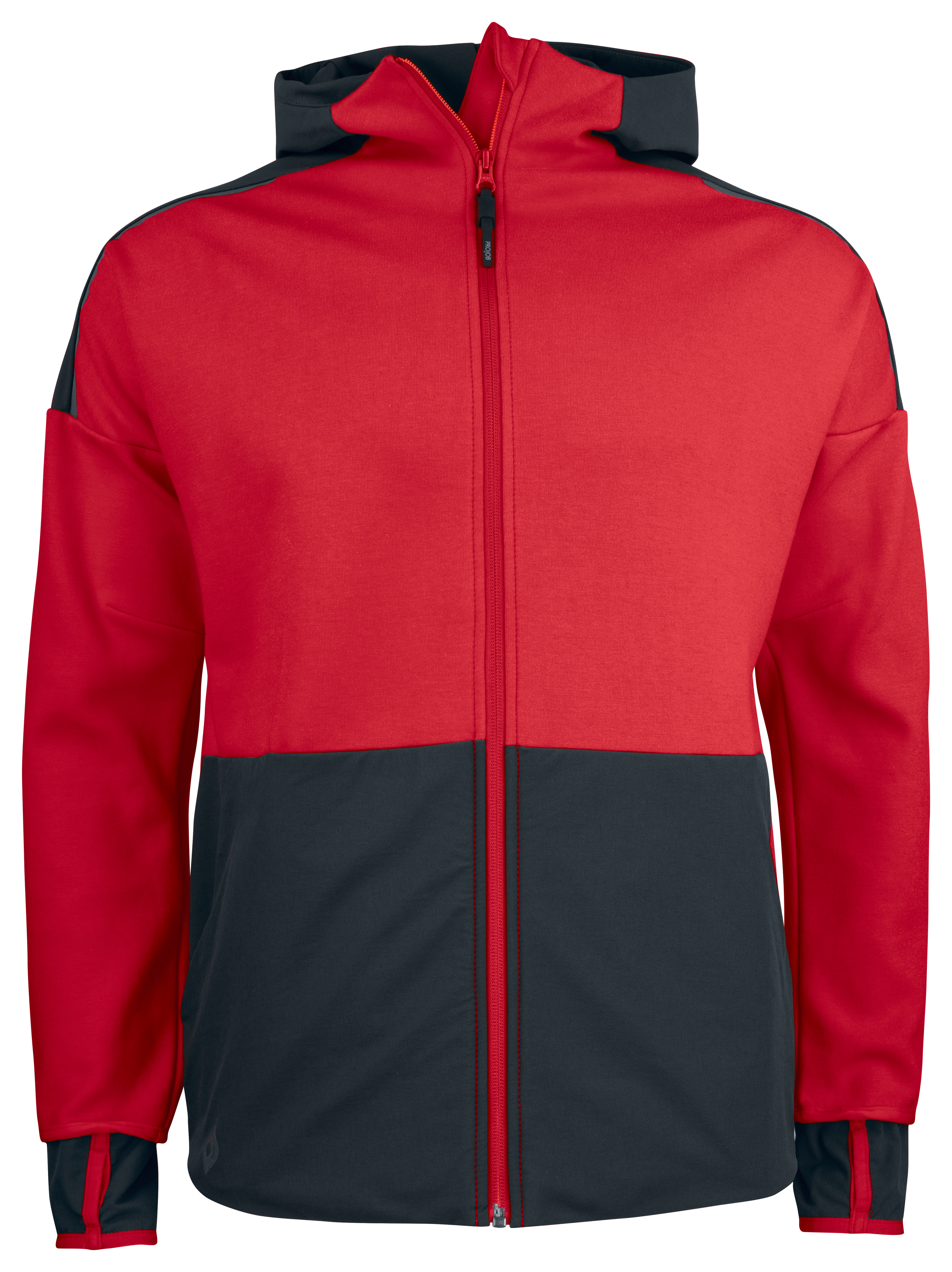 3120 SWEATHSIRT BI MATIERE CAPUCHE CONTRASTEE - Afbeelding 9