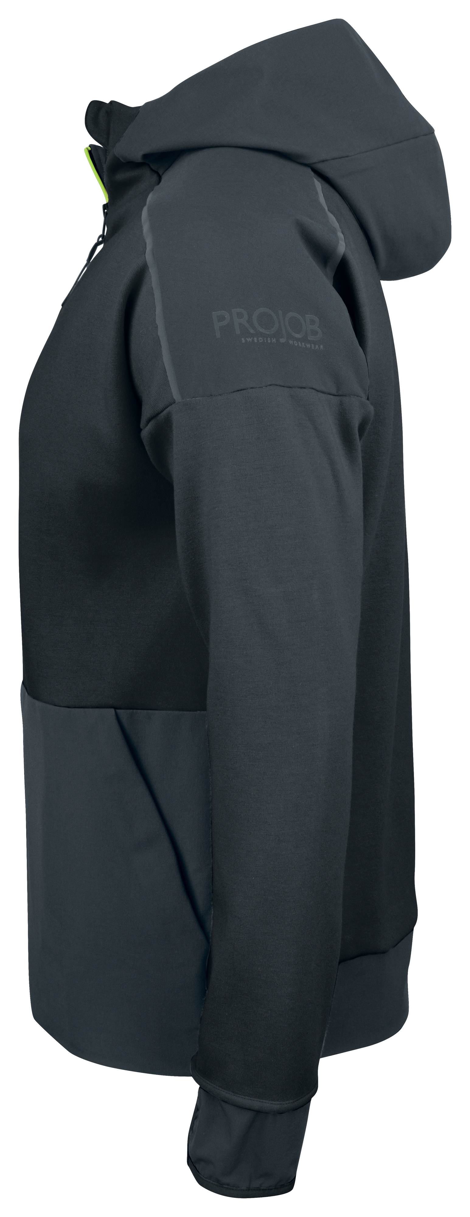 3120 SWEATHSIRT BI MATIERE CAPUCHE CONTRASTEE - Afbeelding 7