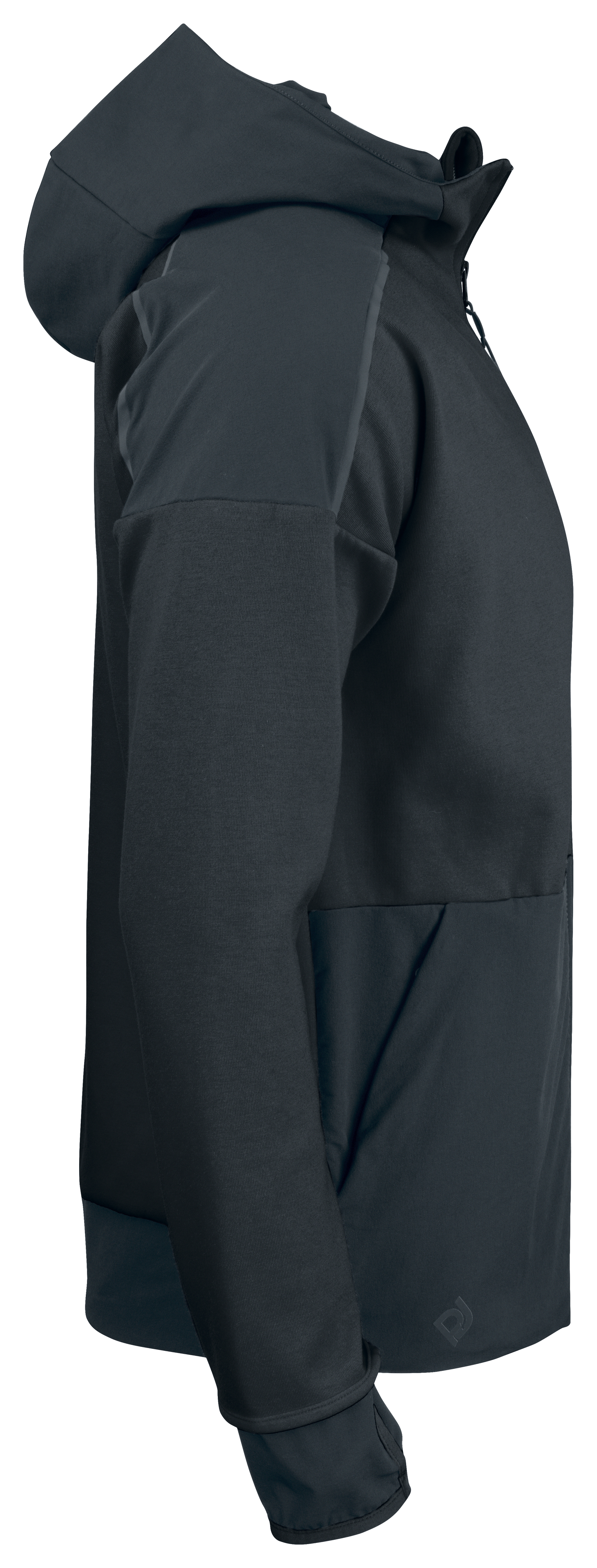 3120 SWEATHSIRT BI MATIERE CAPUCHE CONTRASTEE - Afbeelding 8