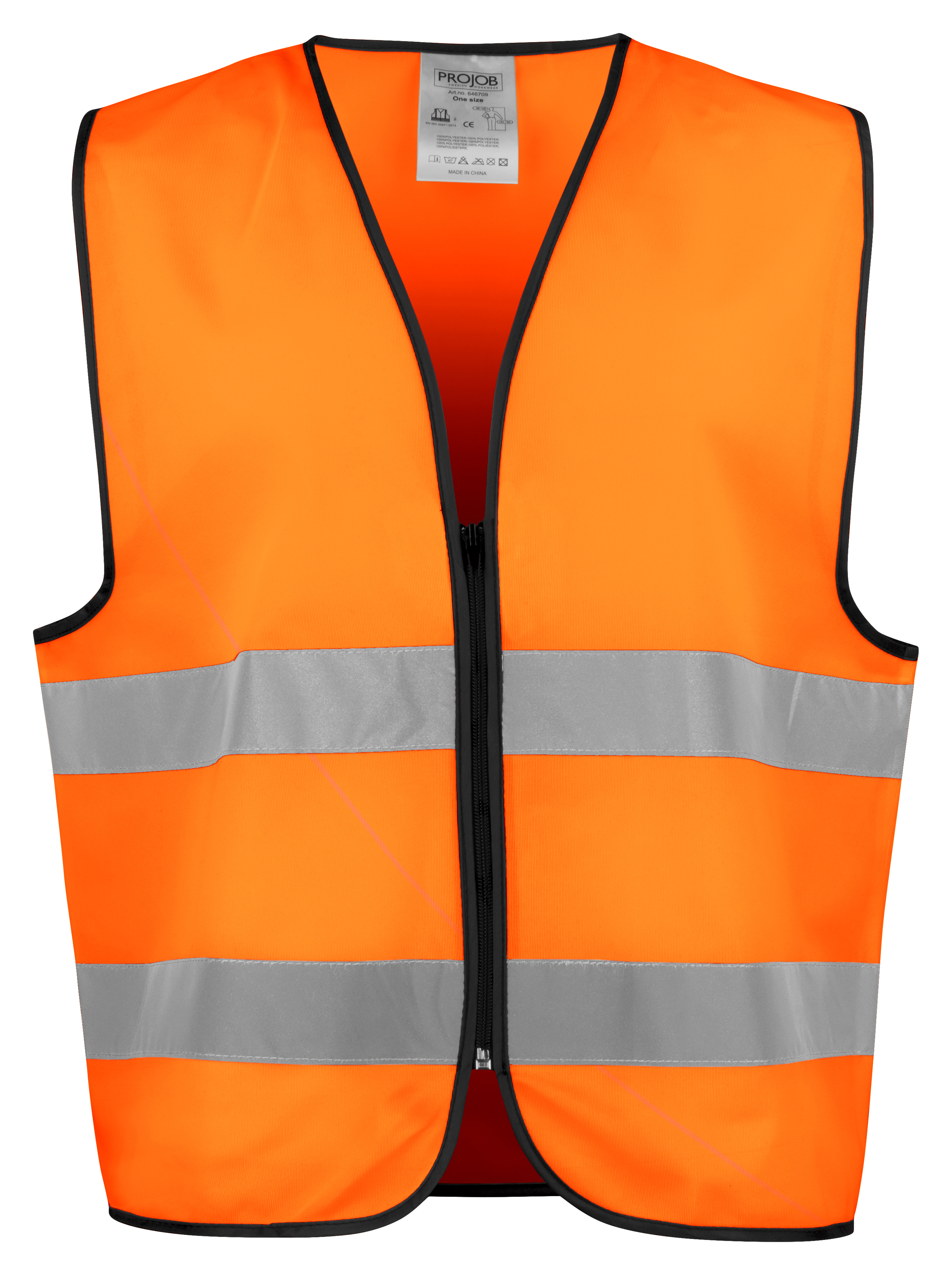6709 CHASUBLE PRIO ZIPPEE - EN ISO 20471 CLASSE 2 - Bild 5