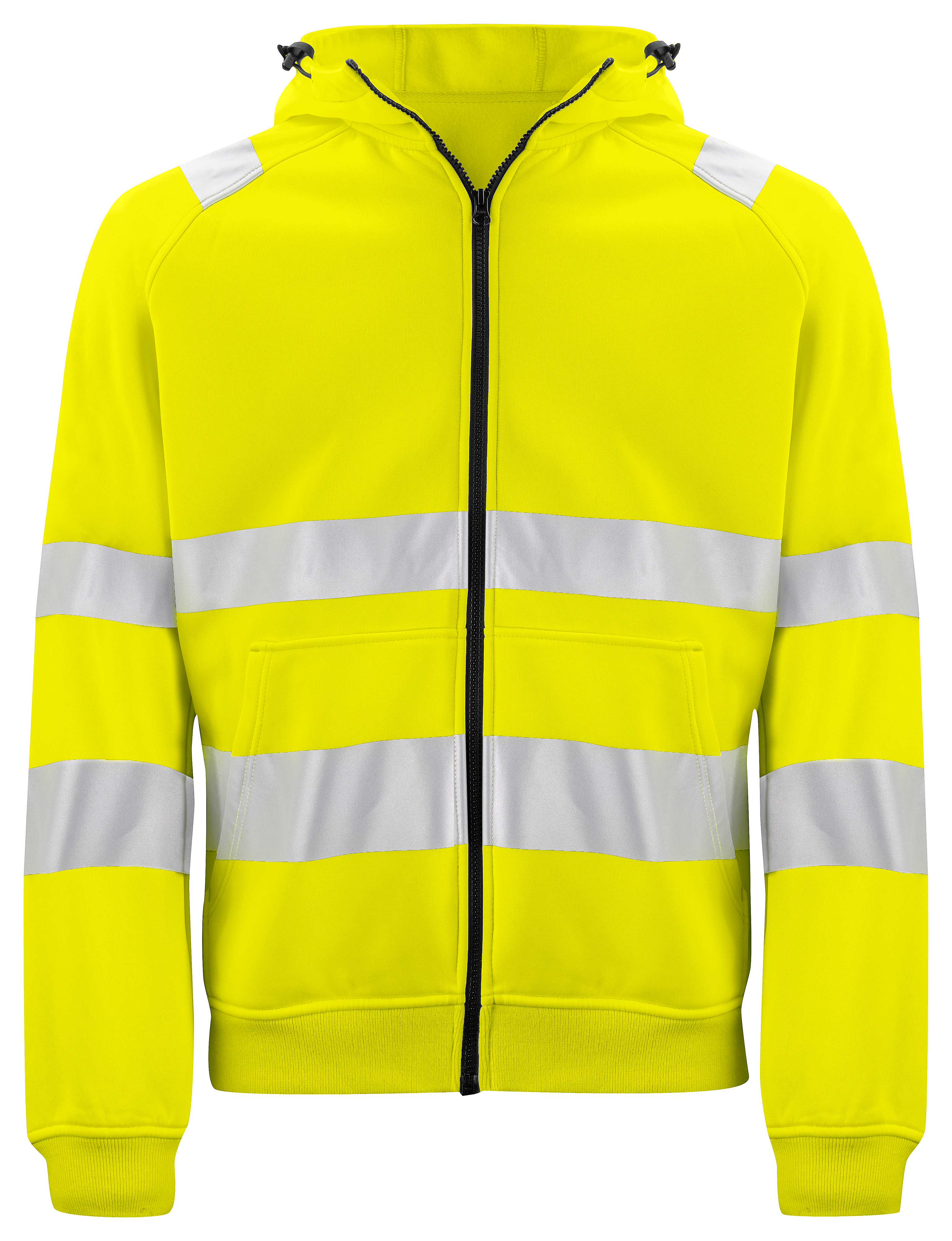 6132 SWEATSHIRT FULL ZIP CAPUCHE - EN ISO 20471 CLASSE 3