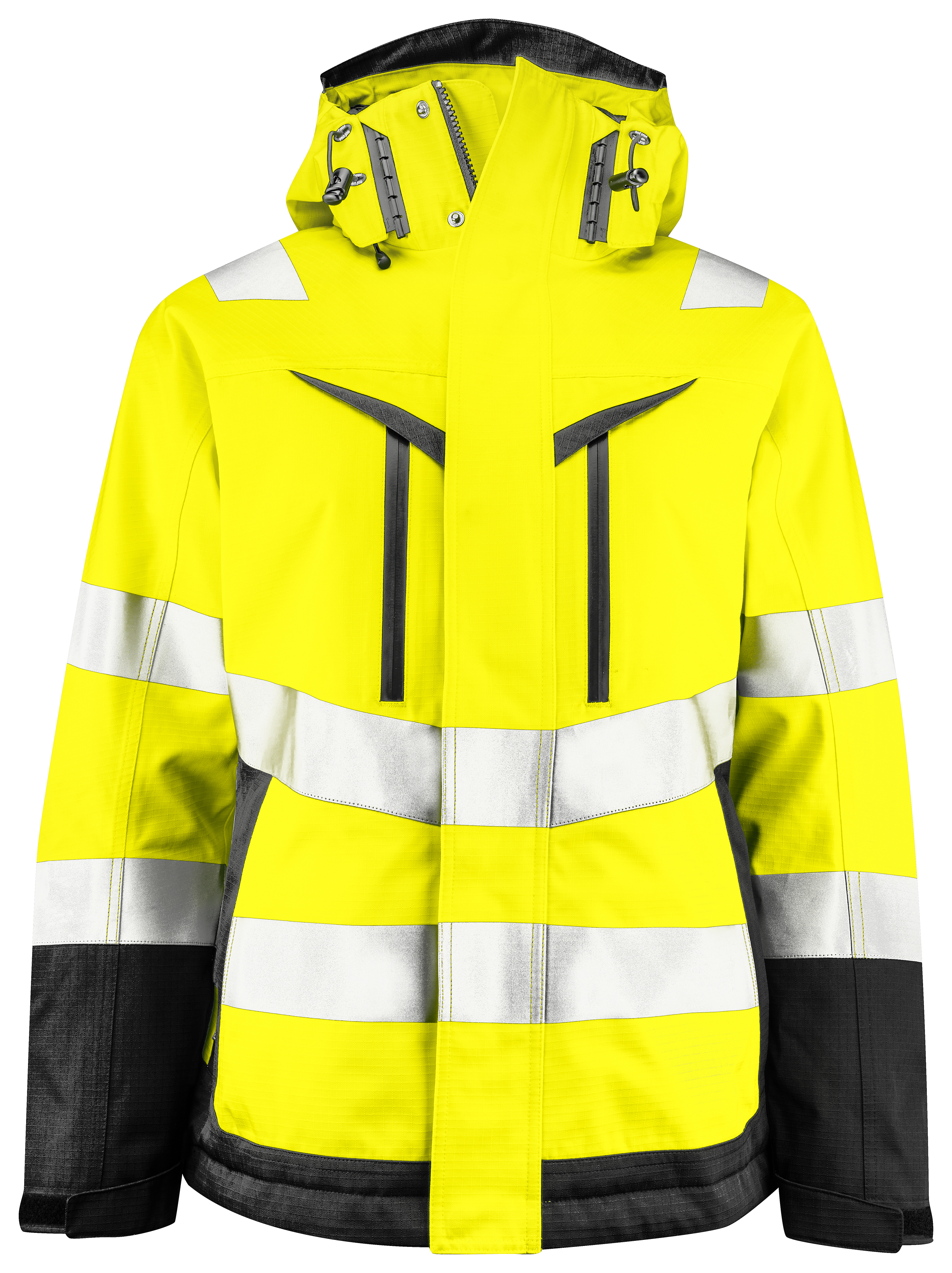 6449 PARKA SOFTSHELL POLYCOTON DOUBLEE - EN ISO 20471 CLASSE 3/2
