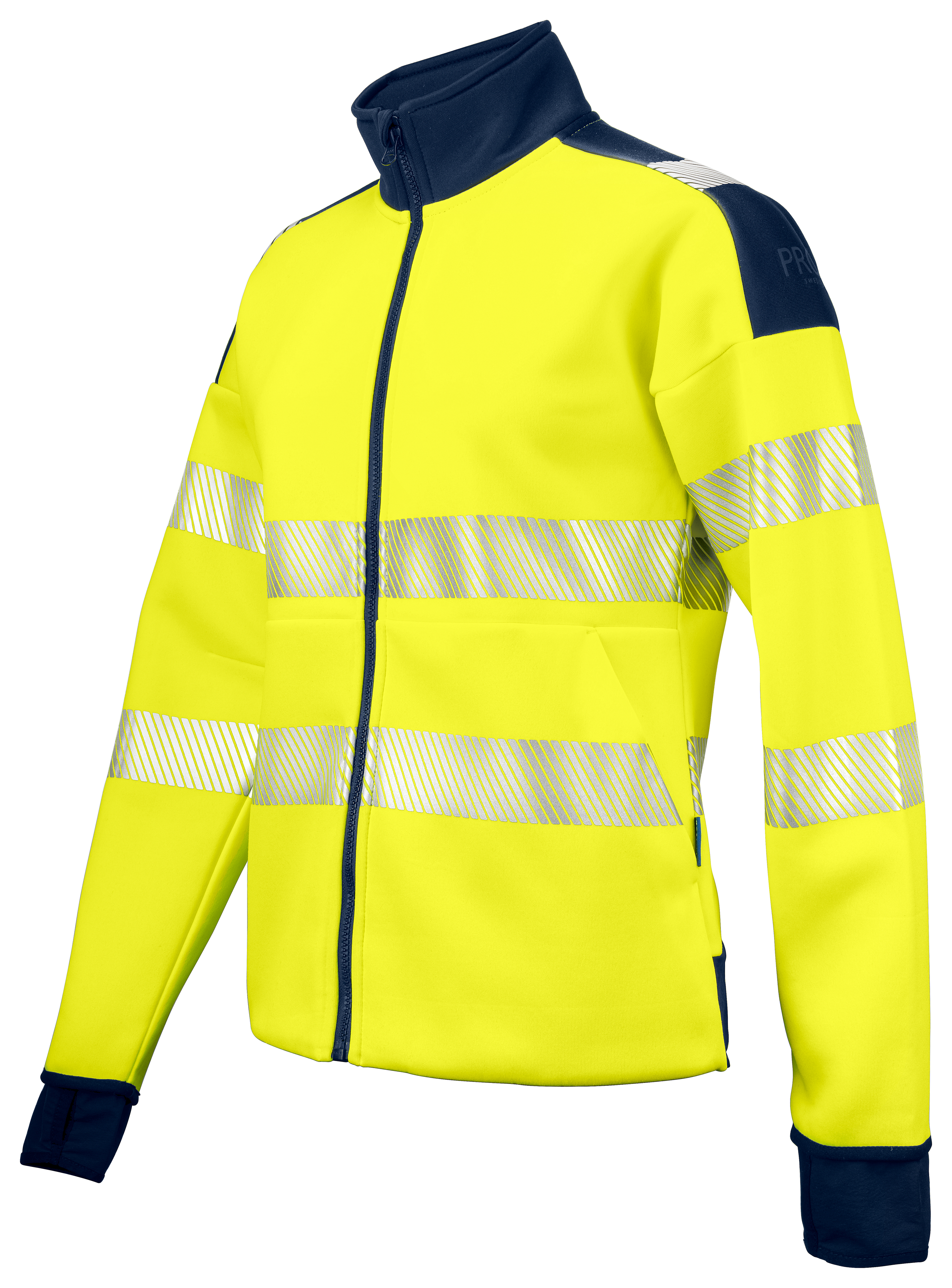 6111 SWEATSHIRT FULL ZIP EN ISO 20471 3/2 - Bild 3