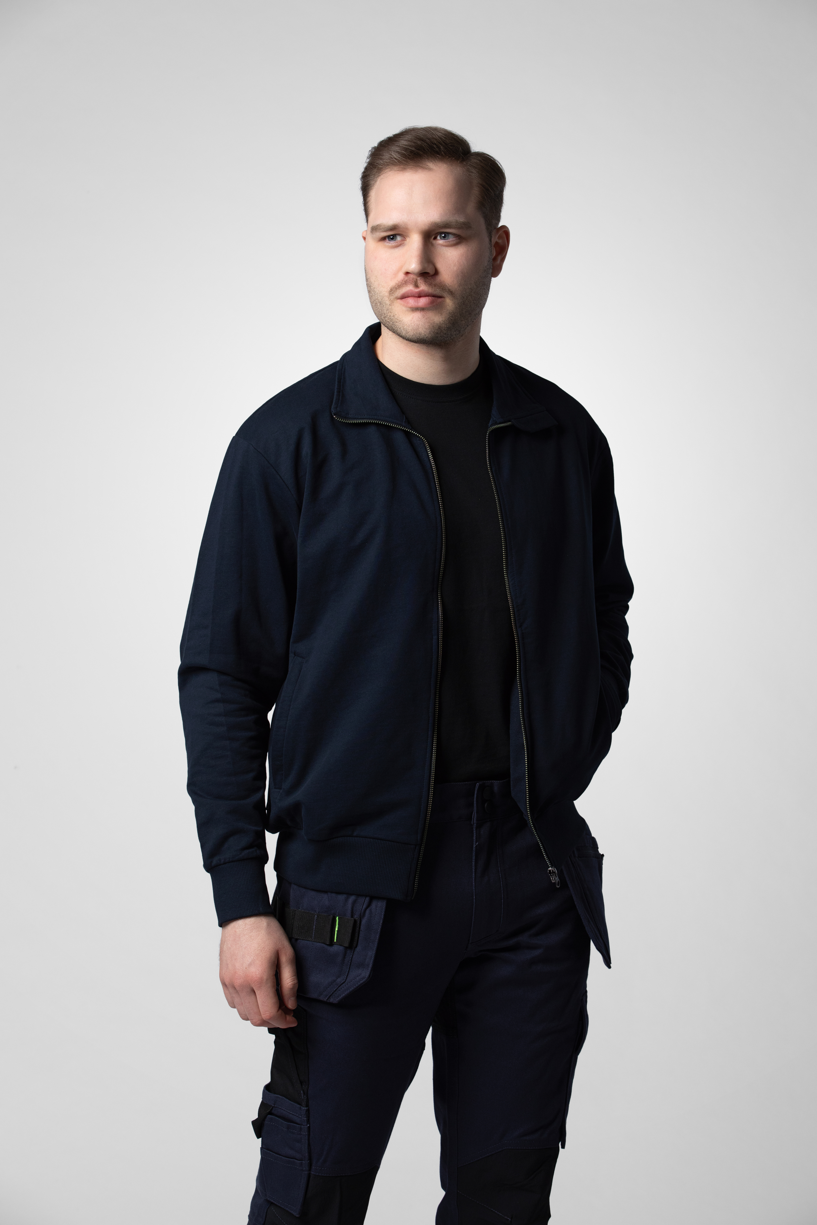 2134 SWEATSHIRT ZIP COTON - Bild 9
