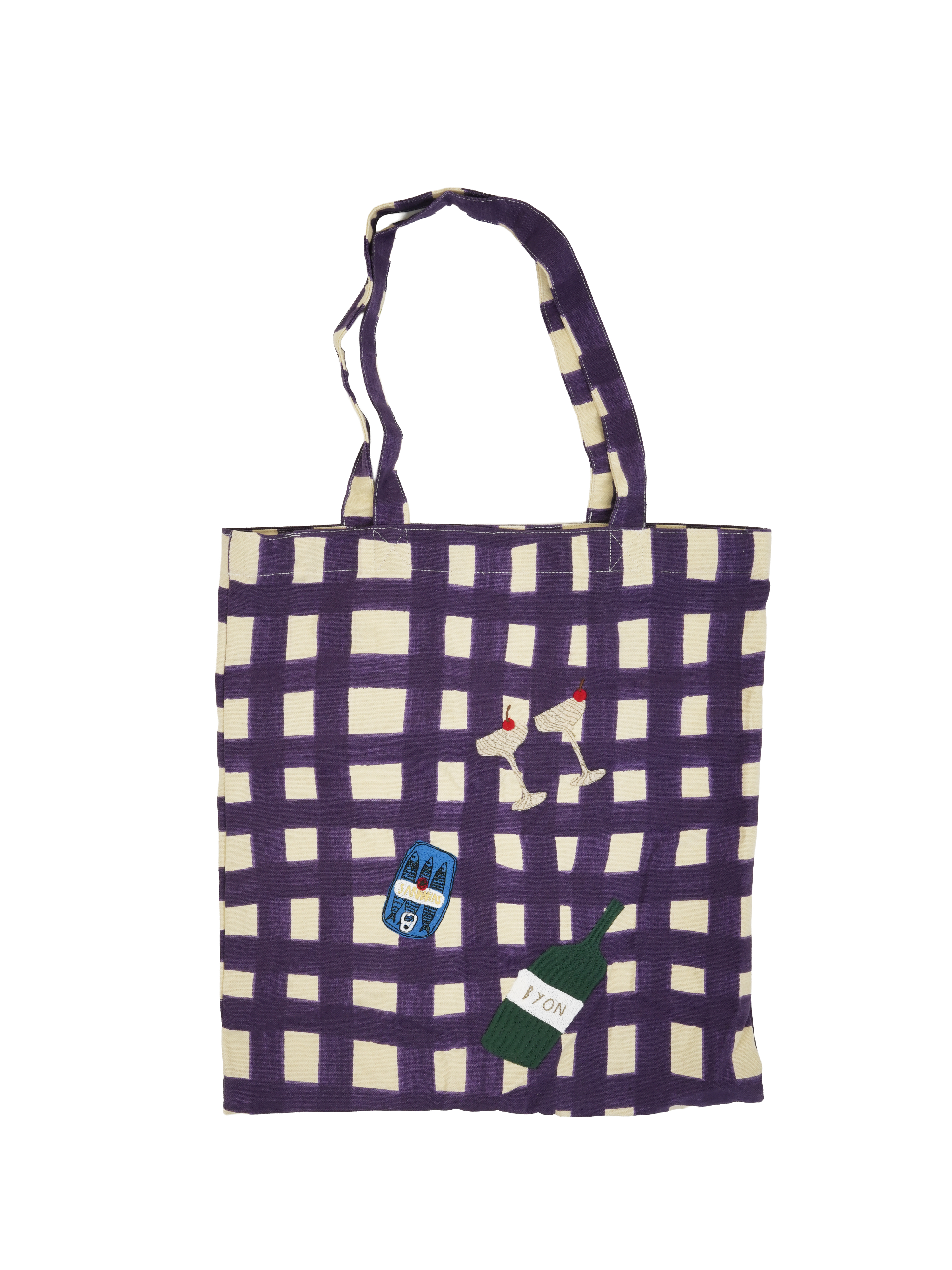 Shopping bag Sera Dark plum