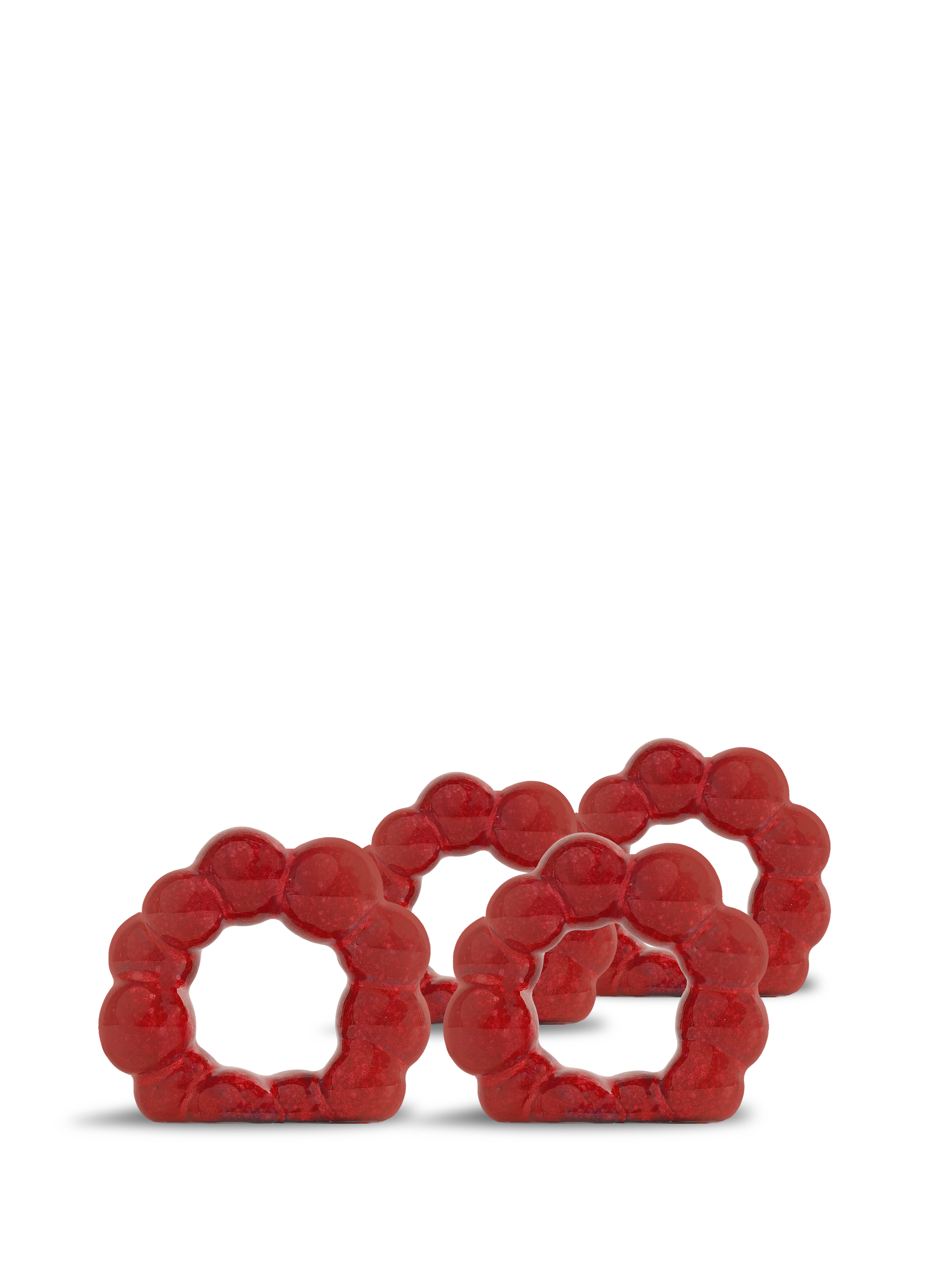 Napkin ring Porto 4pcs/set Red