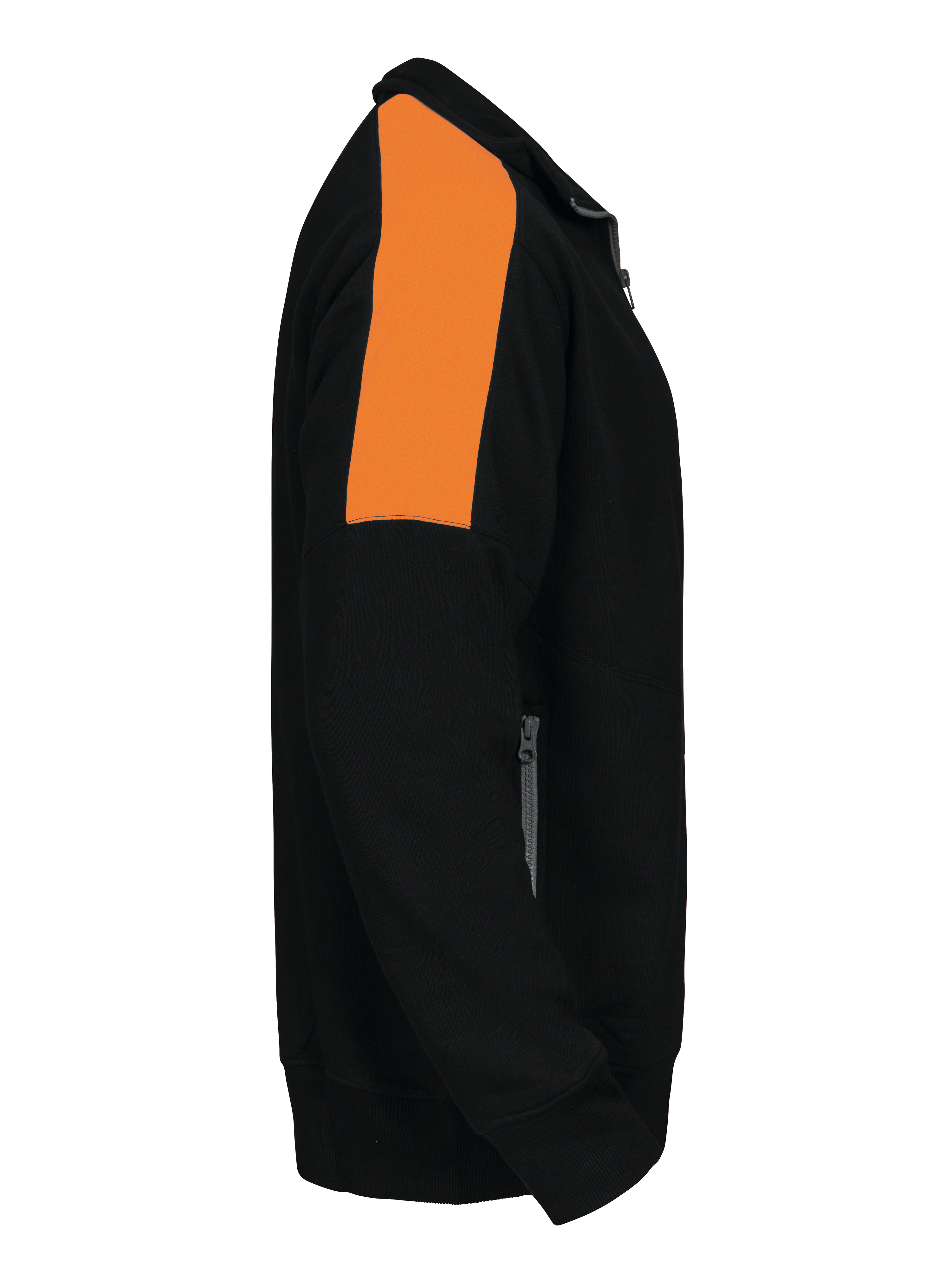 2123 SWEATSHIRT FULL ZIP BANDES FLUO - Afbeelding 5