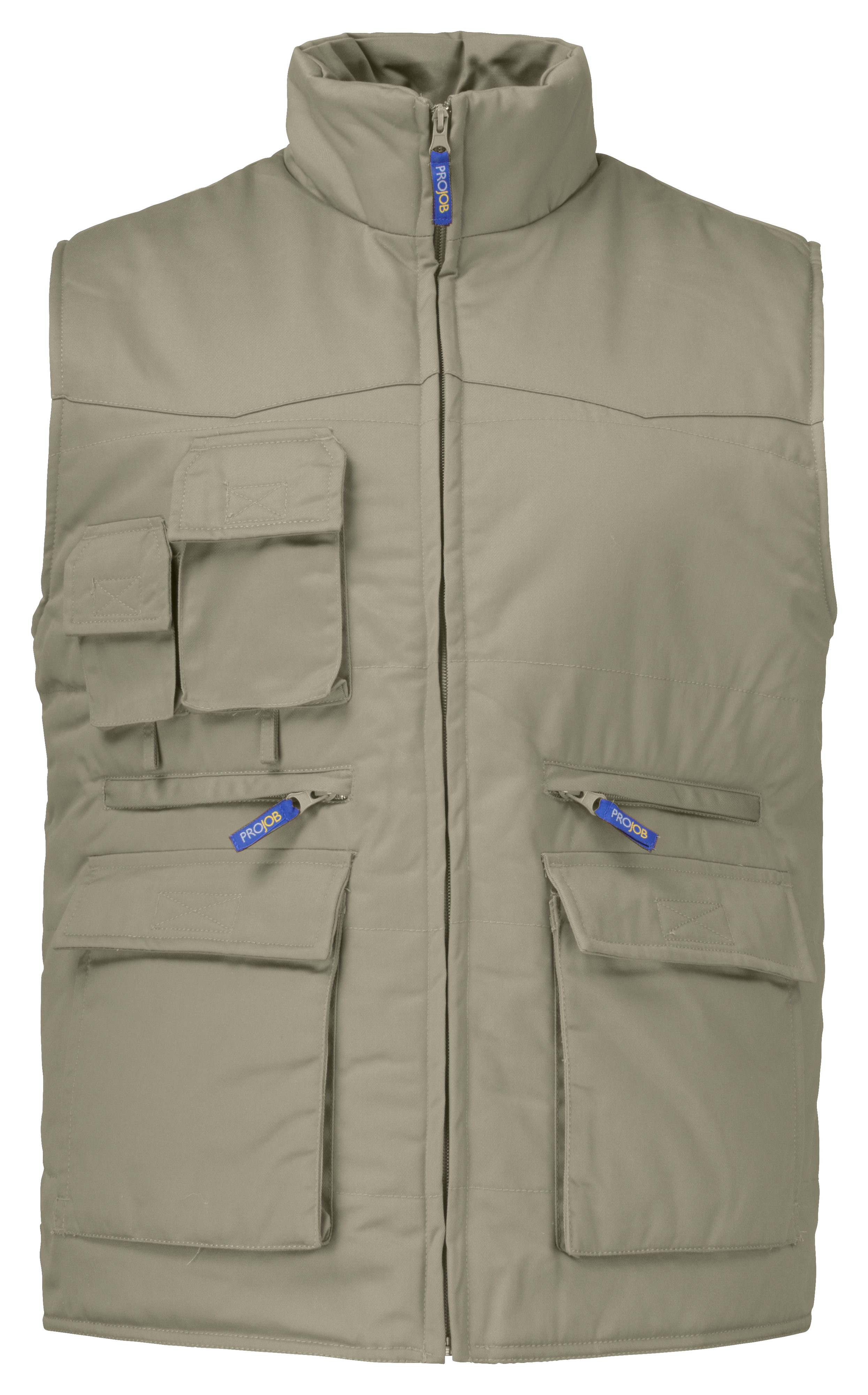 2805 VESTE SANS MANCHE DOUBLEE MULTIPOCHES