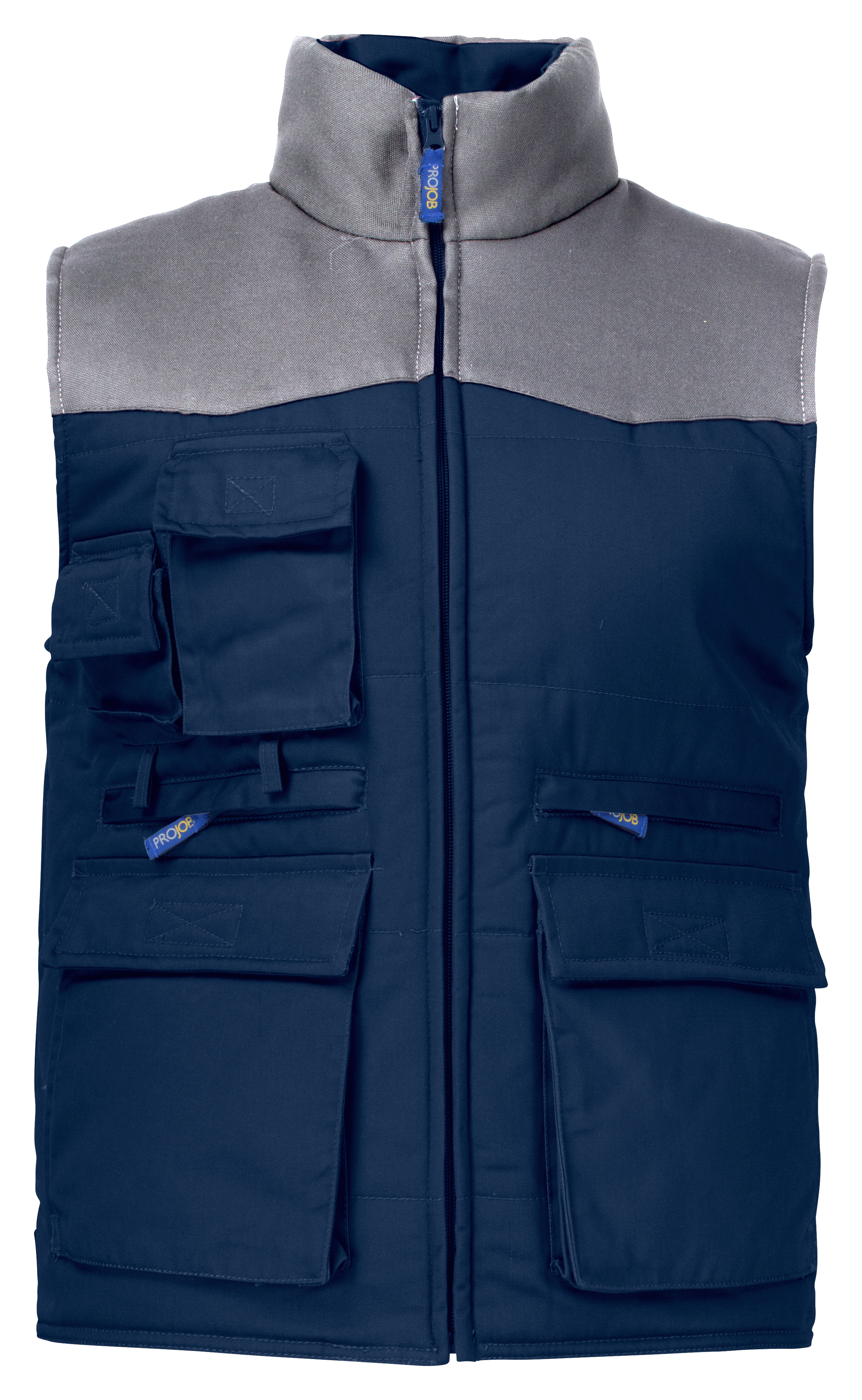 2806 VESTE SANS MANCHE DOUBLEE MULTIPOCHES EPAULES CONTRASTEES - Image 5