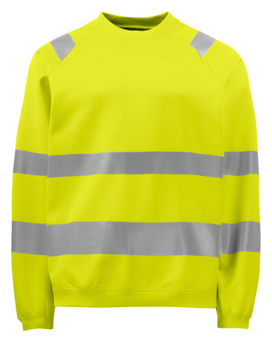 6106 Sweatshirt Rundhals - EN ISO 20471 Klasse 3