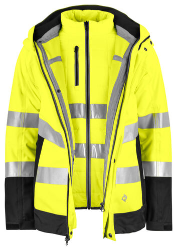 6445 PARKA 3 EN 1 - EN ISO 20471 CLASSE 3/2 - EN 343 3/2