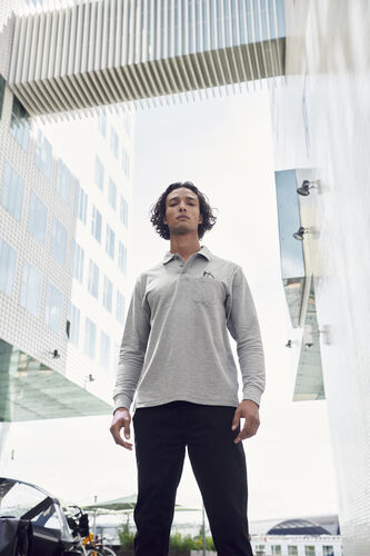 Basic Polo Pocket LS