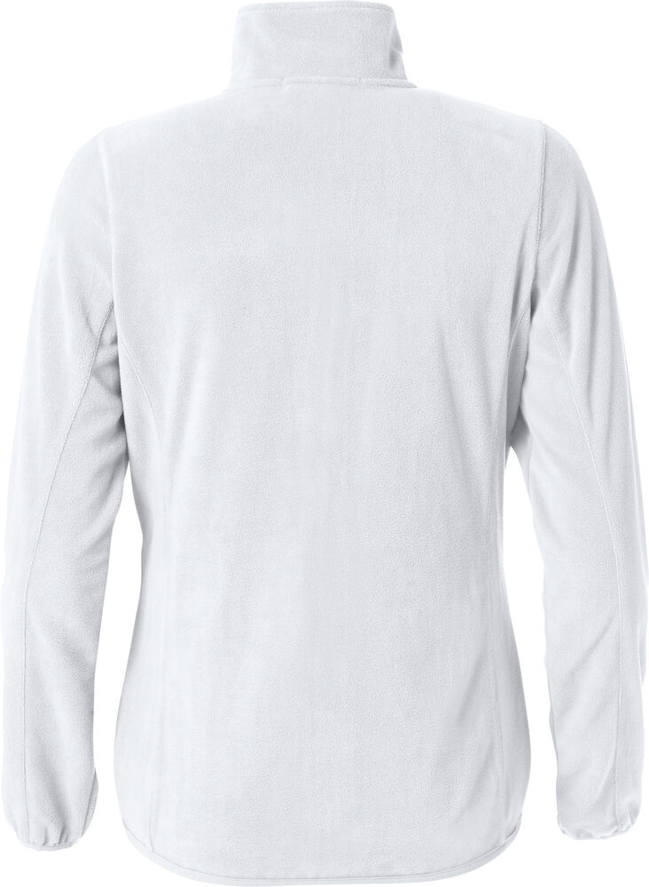 Clique Basic Micro Fleece Jacket Women - Hvid/Rød/Navy [00] / XS