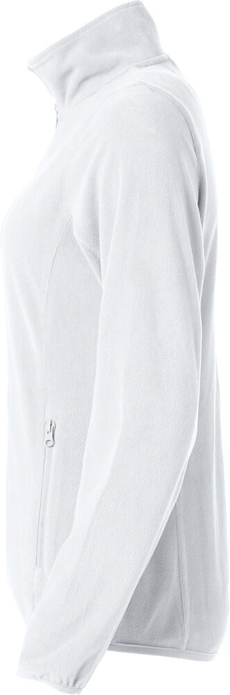Clique Basic Micro Fleece Jacket Women - Hvid/Rød/Navy [00] / XS