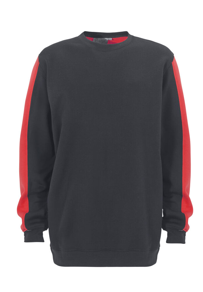 Venezia Sweatshirt från Graphix i Grå/Röd
