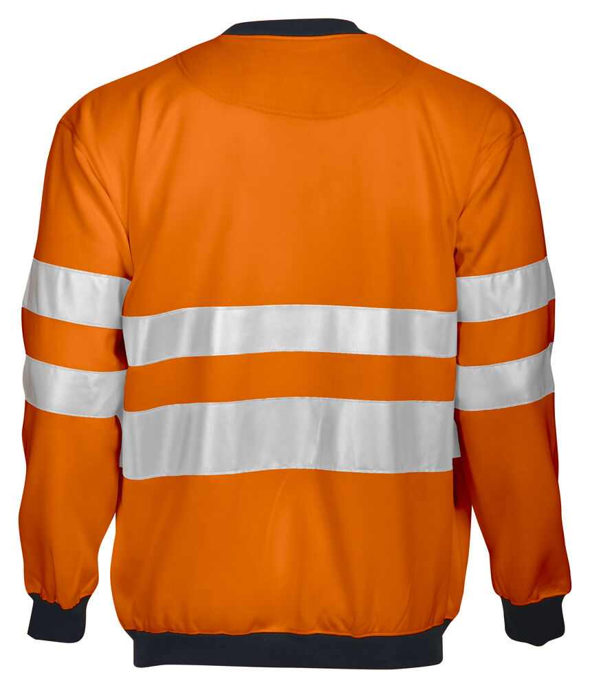 Projob 6101 SWEATSHIRT EN ISO 20471 KLASSE 3 - Orange/Black [1799] / XS