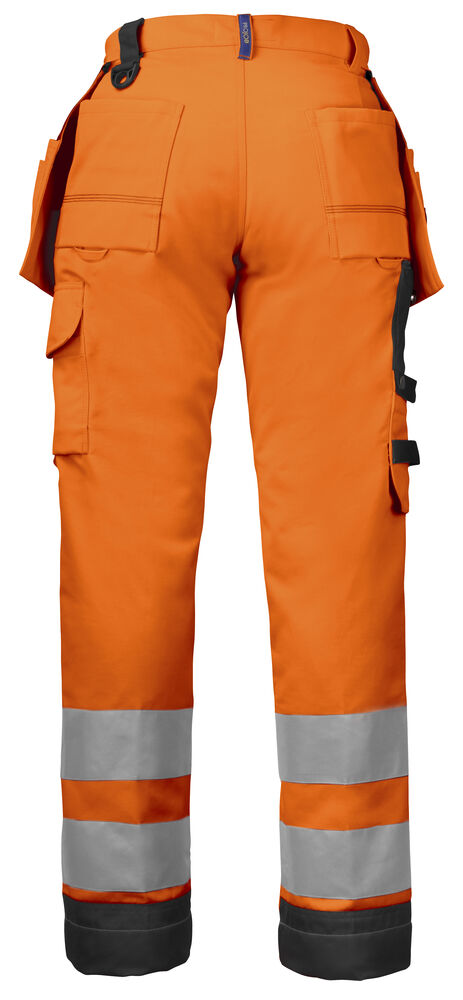 Projob 6519 BUKS, DAME, EN ISO 20471 KLASSE 2 - Orange/Black [1799] / C34