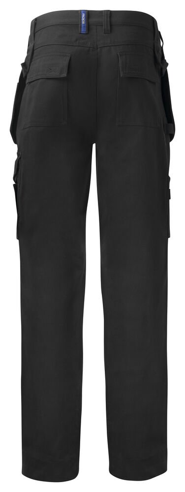 Projob 5530 BUKSER 100% BOMULD - Black/Yellow [99] / D84