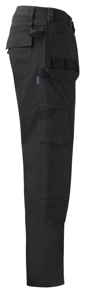 Projob 5530 BUKSER 100% BOMULD - Black/Yellow [99] / D84