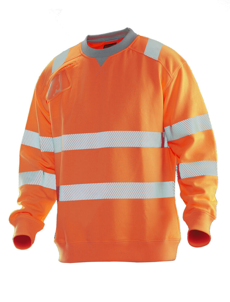 5123 Sweatshirt Varsel från Jobman i Orange