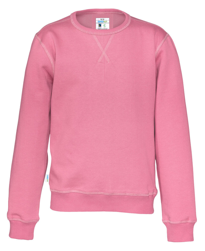 Crew Neck Kid från Cottover i Rosa