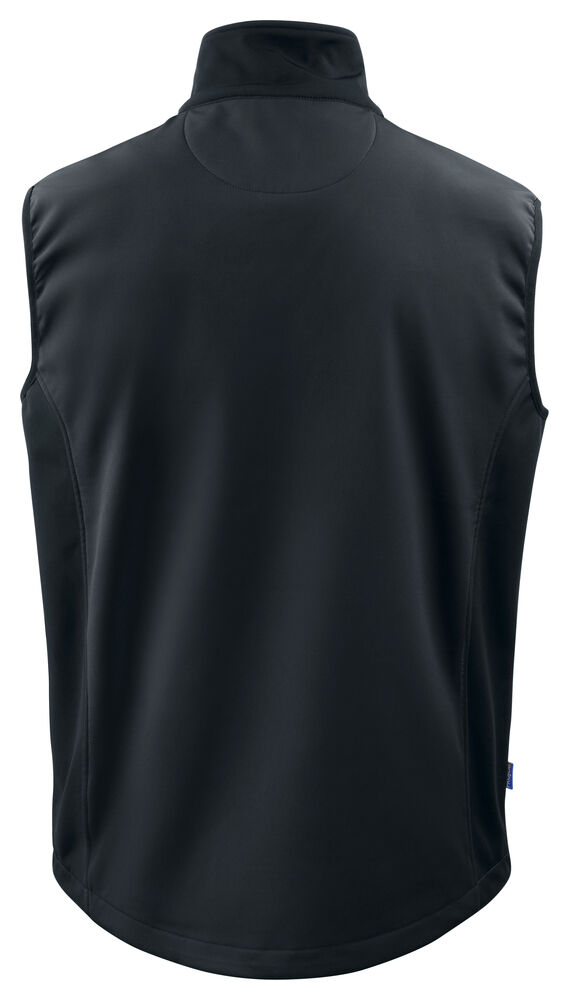 Projob 3702 SOFTSHELL VEST - Black/Yellow [99] / XS