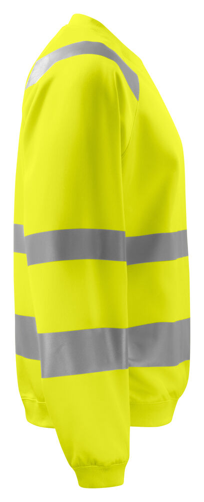 Projob 6106 SWEATSHIRT EN ISO 20471 KLASSE 3 - Yellow/Navy [10] / XS