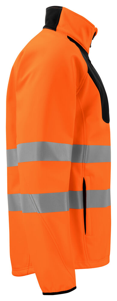 Projob 6432 SOFTSHELLJAKKE EN ISO 20471 KLASSE 3/2 - Orange/Black [1799] / XS