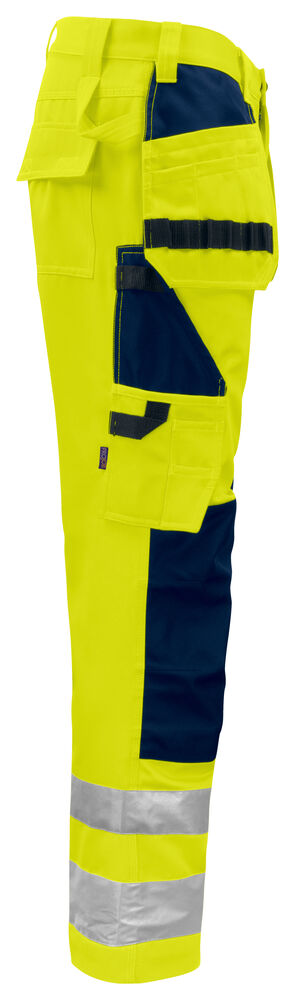 Projob 6531 ARBEJDSBUKS EN ISO 20471 KLASSE 2 - Yellow/Navy [10] / D84
