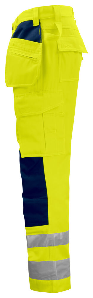 Projob 6531 ARBEJDSBUKS EN ISO 20471 KLASSE 2 - Yellow/Navy [10] / D84