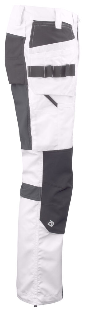 Projob 5536 BUKSER MED STRETCHPANELER - White [00] / C44