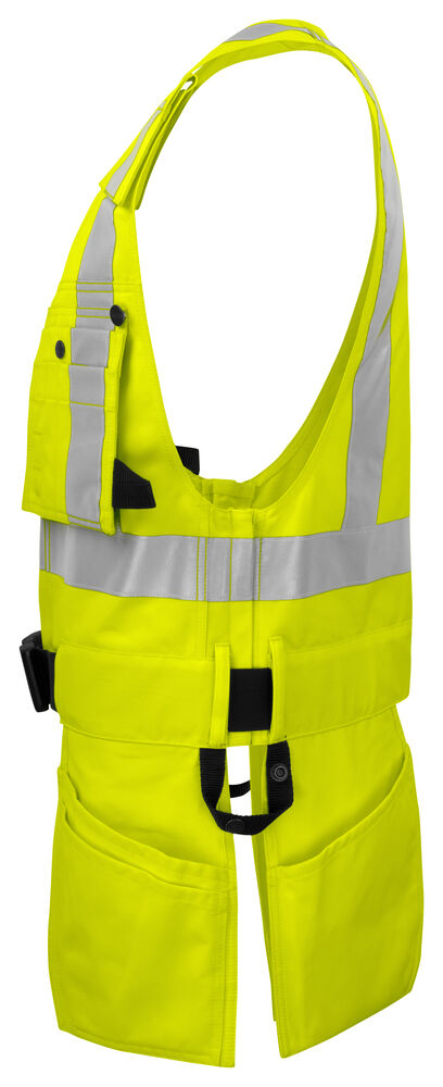 Projob 6704 VEST EN ISO 20471 KLASSE 2 - Yellow/Navy [10] / XS