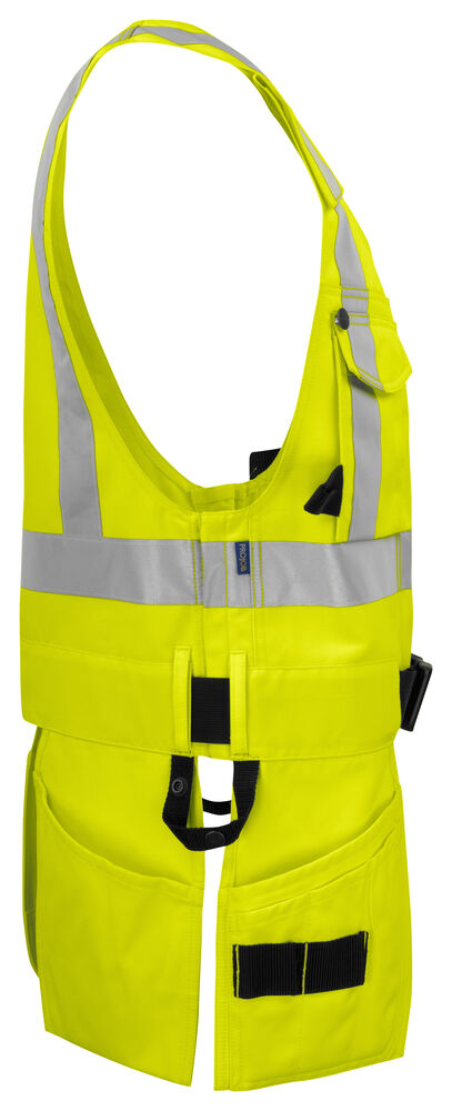 Projob 6704 VEST EN ISO 20471 KLASSE 2 - Yellow/Navy [10] / XS