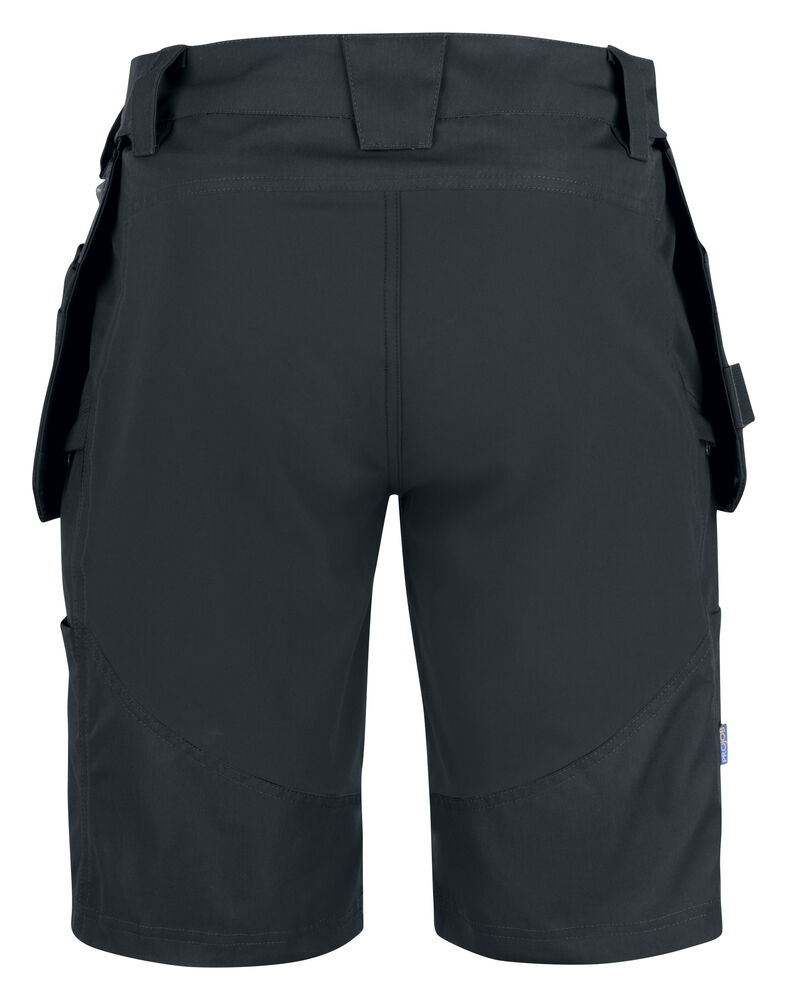 Projob 3521 SHORTS MED STRETCHPANELER - Black/Yellow [99] / C44