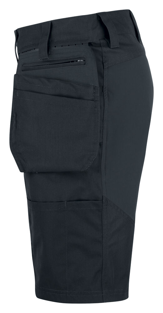 Projob 3521 SHORTS MED STRETCHPANELER - Black/Yellow [99] / C44