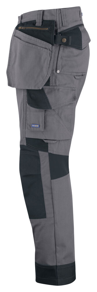 Projob 5524 BUKSER MED KEVLAR FORSTÆRKEDE KNÆ OG STRETCH PANELER - charcoal [98] / C44