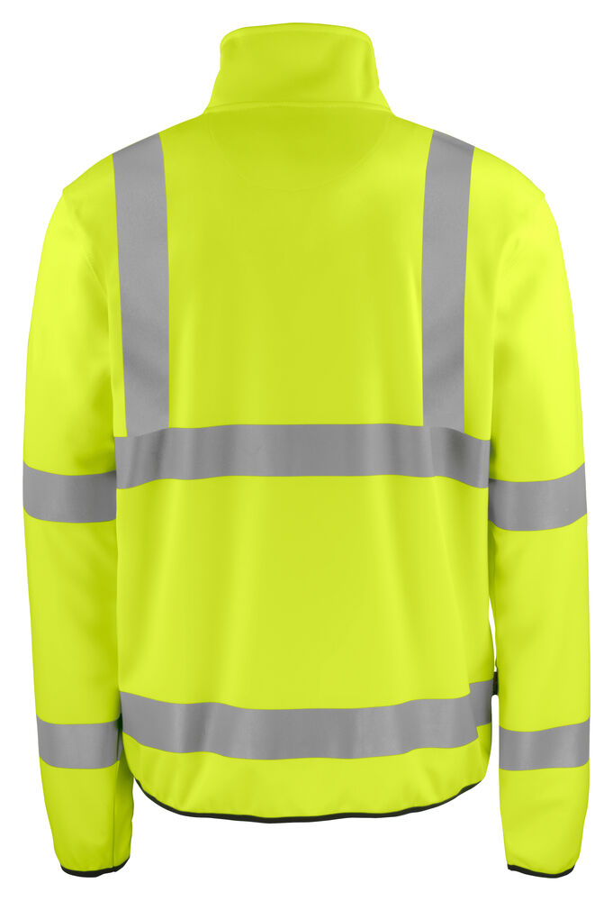 Projob 6105 LET SOFTSHELLJAKKE EN ISO 20471 KLASSE 3 - Yellow/Black [11] / XS