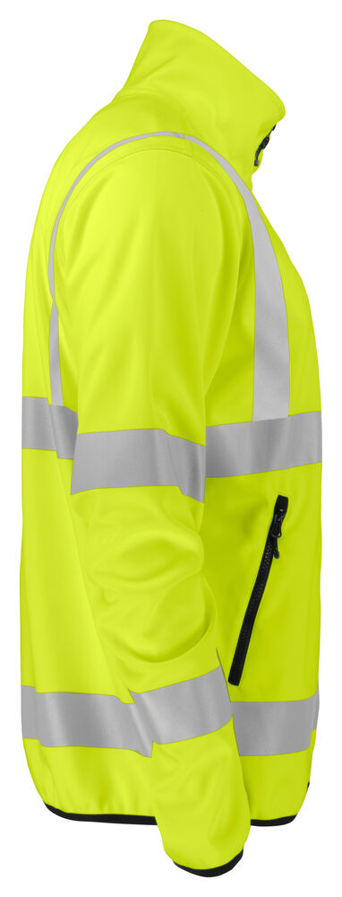 Projob 6105 LET SOFTSHELLJAKKE EN ISO 20471 KLASSE 3 - Yellow/Black [11] / XS