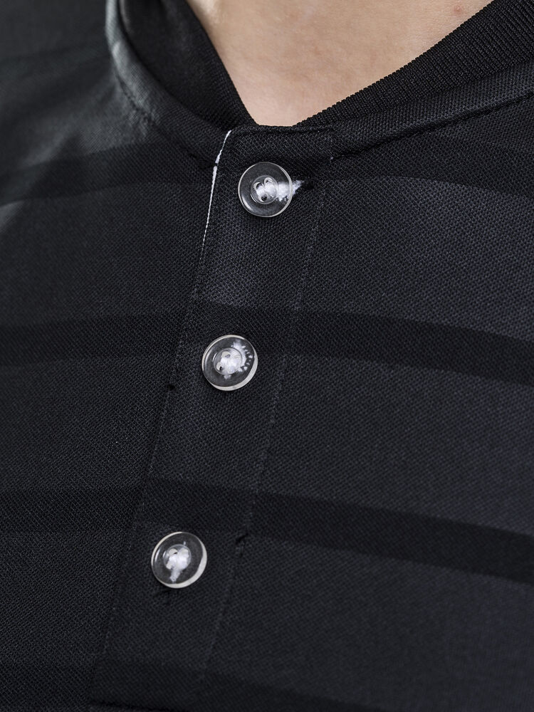 Craft Pro Control Button Jersey W - Black/White AW25 [999900] / XS