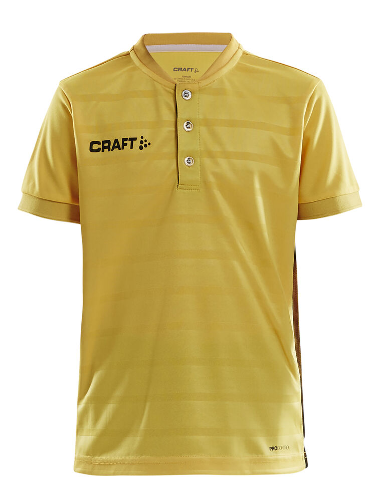 Pro Control Button Jersey Jr från Craft i Sweden yellow/Svart
