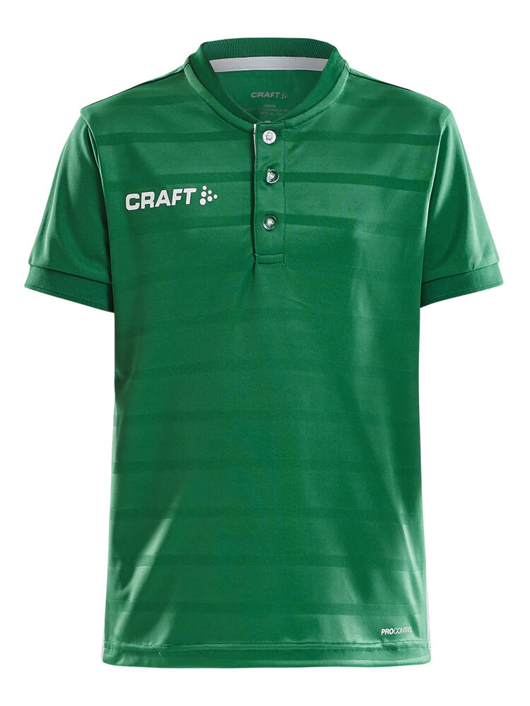 Pro Control Button Jersey Jr från Craft i Team green/Vit