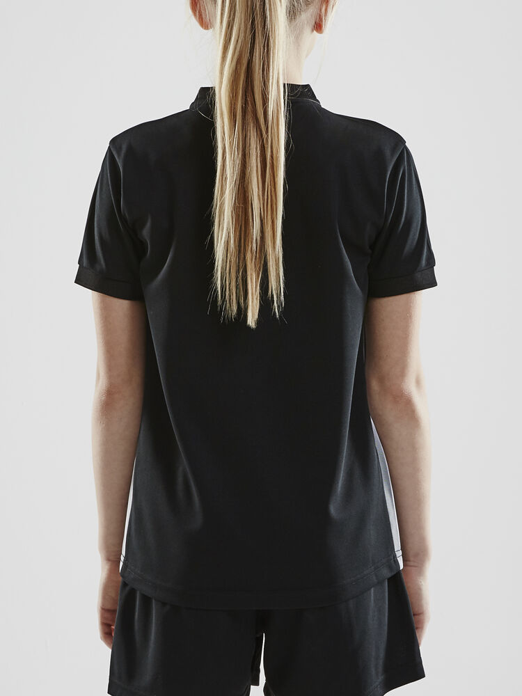 Craft Pro Control Button Jersey Jr - Black/White AW25 [999900] / 122/128
