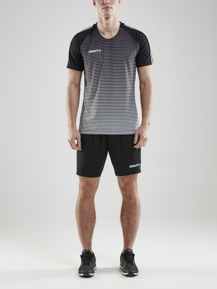 Craft Pro Control Stripe Jersey M - Black/Platinum [999920] / XS