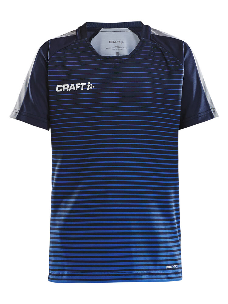 Pro Control Stripe Jersey Jr från Craft i Marinblå/Club cobolt