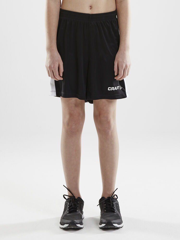 Craft Progress Longer Shorts Contrast Jr - Black/White AW25 [999900] / 122/128