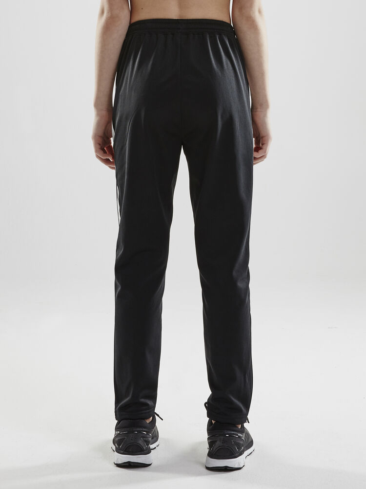 Craft Pro Control Pants Jr - Black/White AW25 [999900] / 122/128