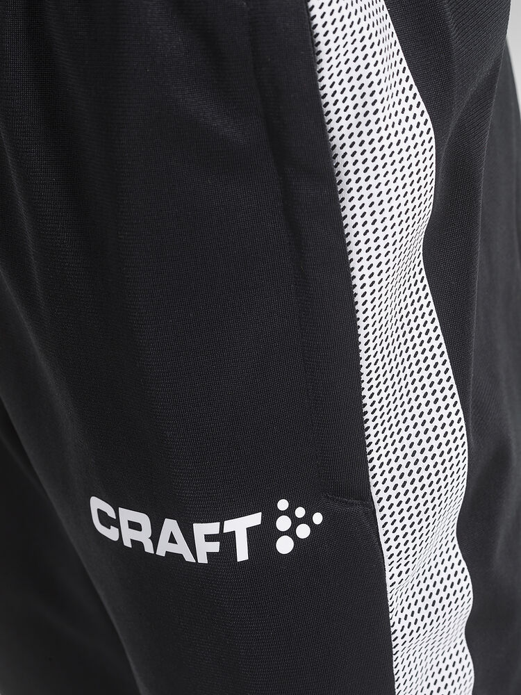 Craft Pro Control Pants Jr - Black/White AW25 [999900] / 122/128