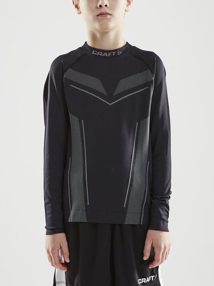 Craft Pro Control Seamless Jersey Jr - Black AW25 [999000] / 122/128