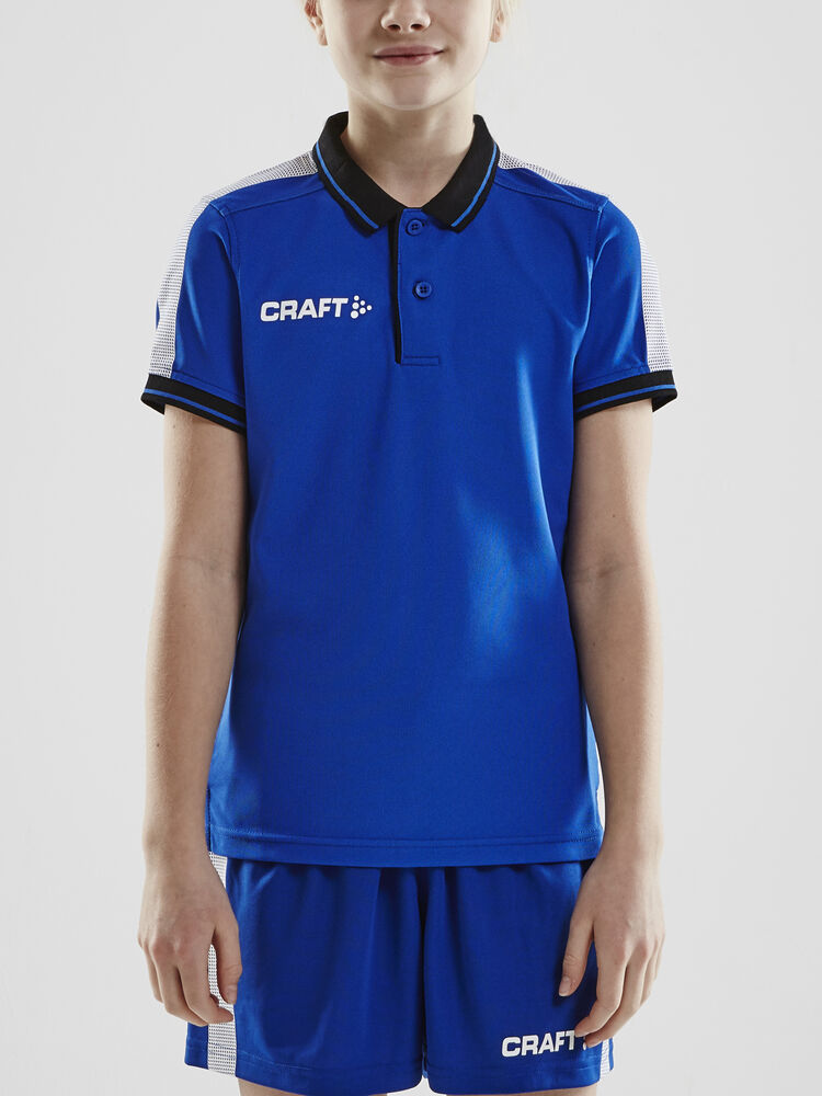 Craft Pro Control Poloshirt Jr - Club Cobolt/Black [346999] / 122/128