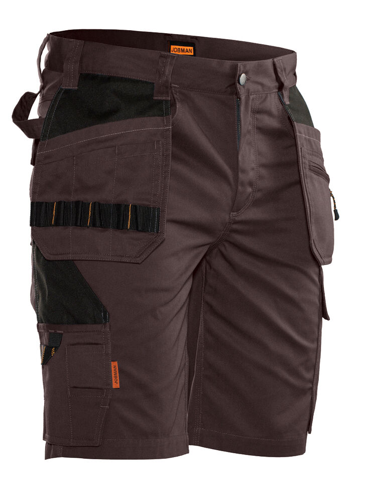 2722 Hantverksshorts från Jobman i Brun/Svart